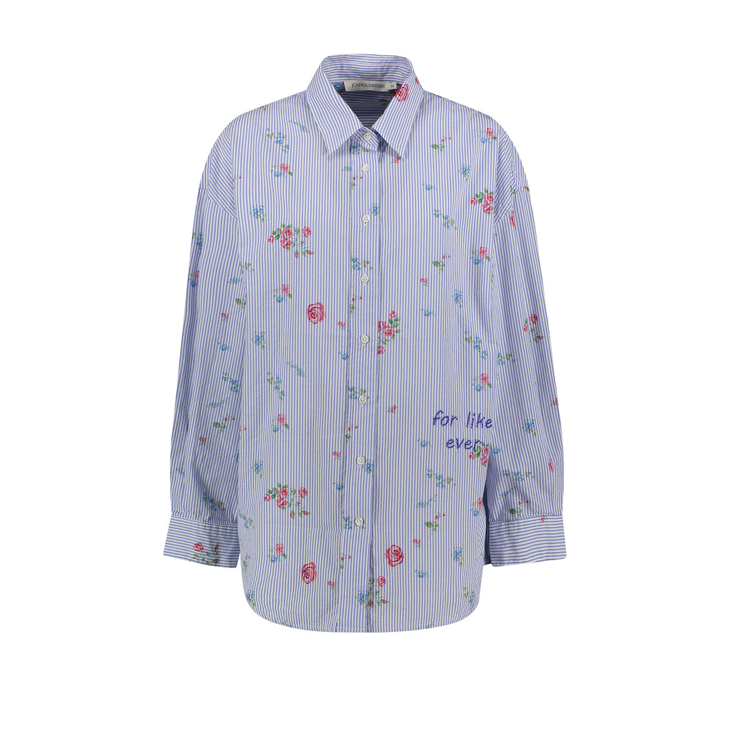 SEERSUCKER FLOWER SHIRT