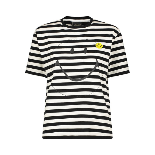 STRIPED PIXEL TEE