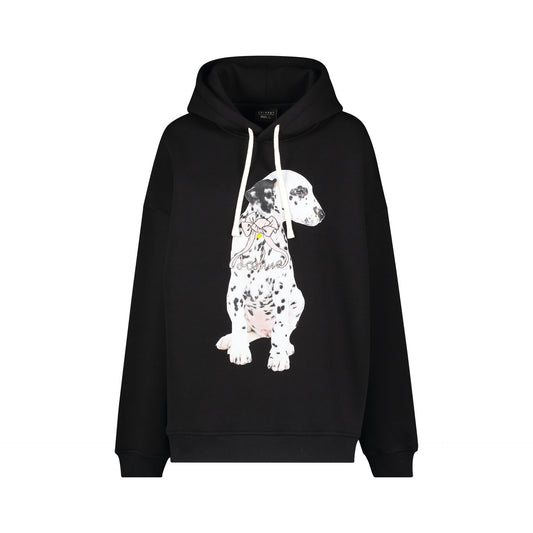 DALMATIAN BOW HOODIE