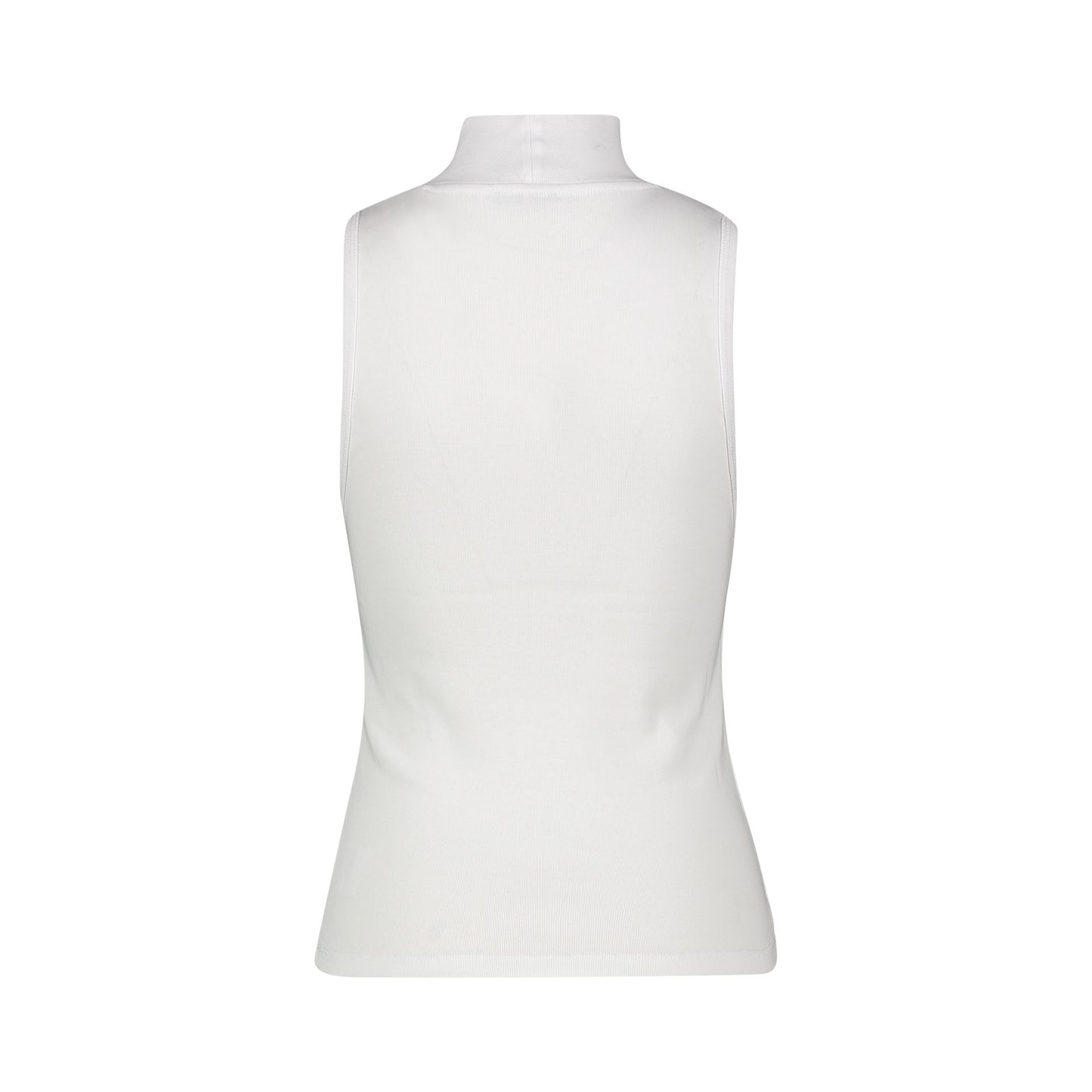 WHITE PIXEL MOCK NECK