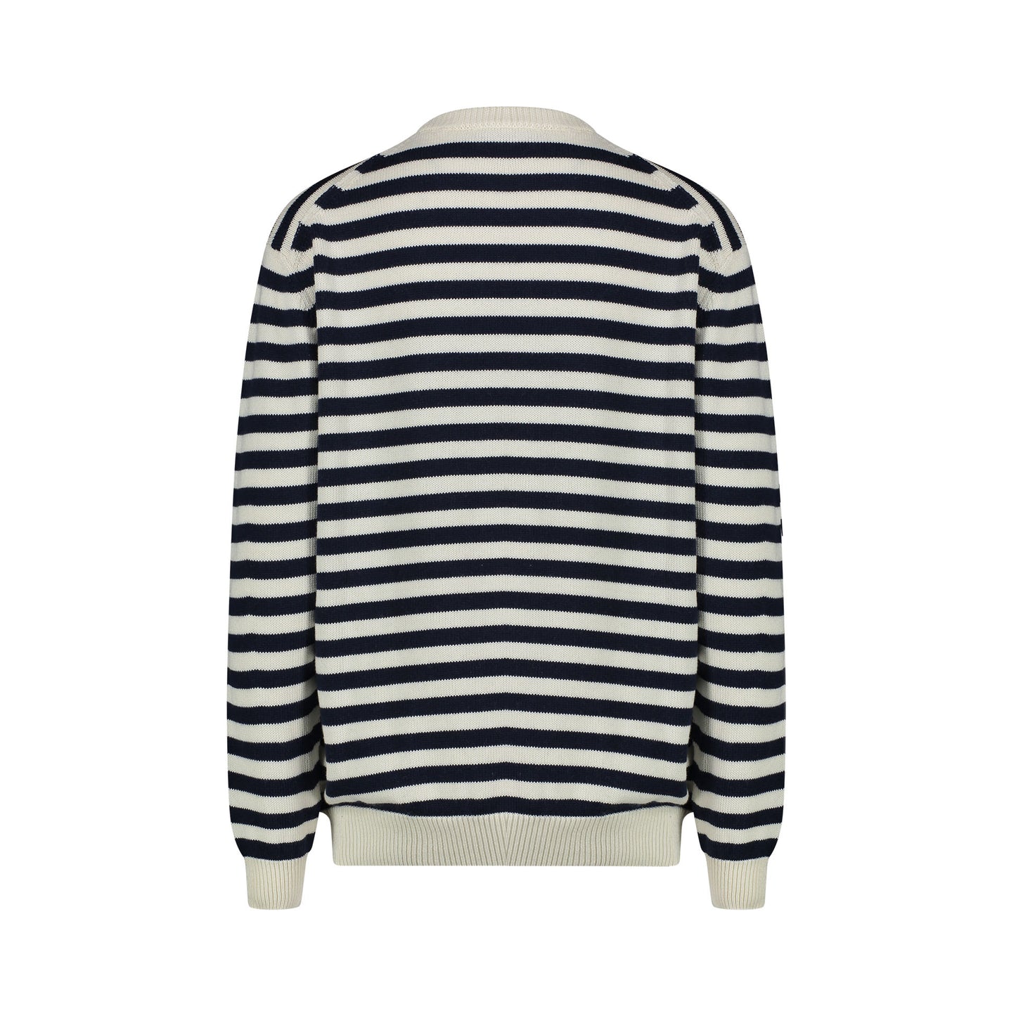 BLUE STRIPED POCKET CREW