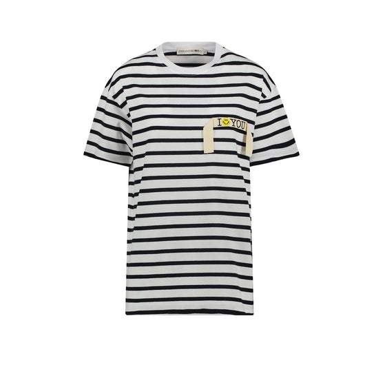 STRIPED ISMLEYOU TEE