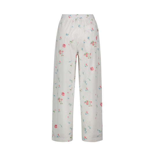 SEERSUCKER FLOWER PANTS